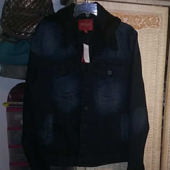 guess hooded jacket